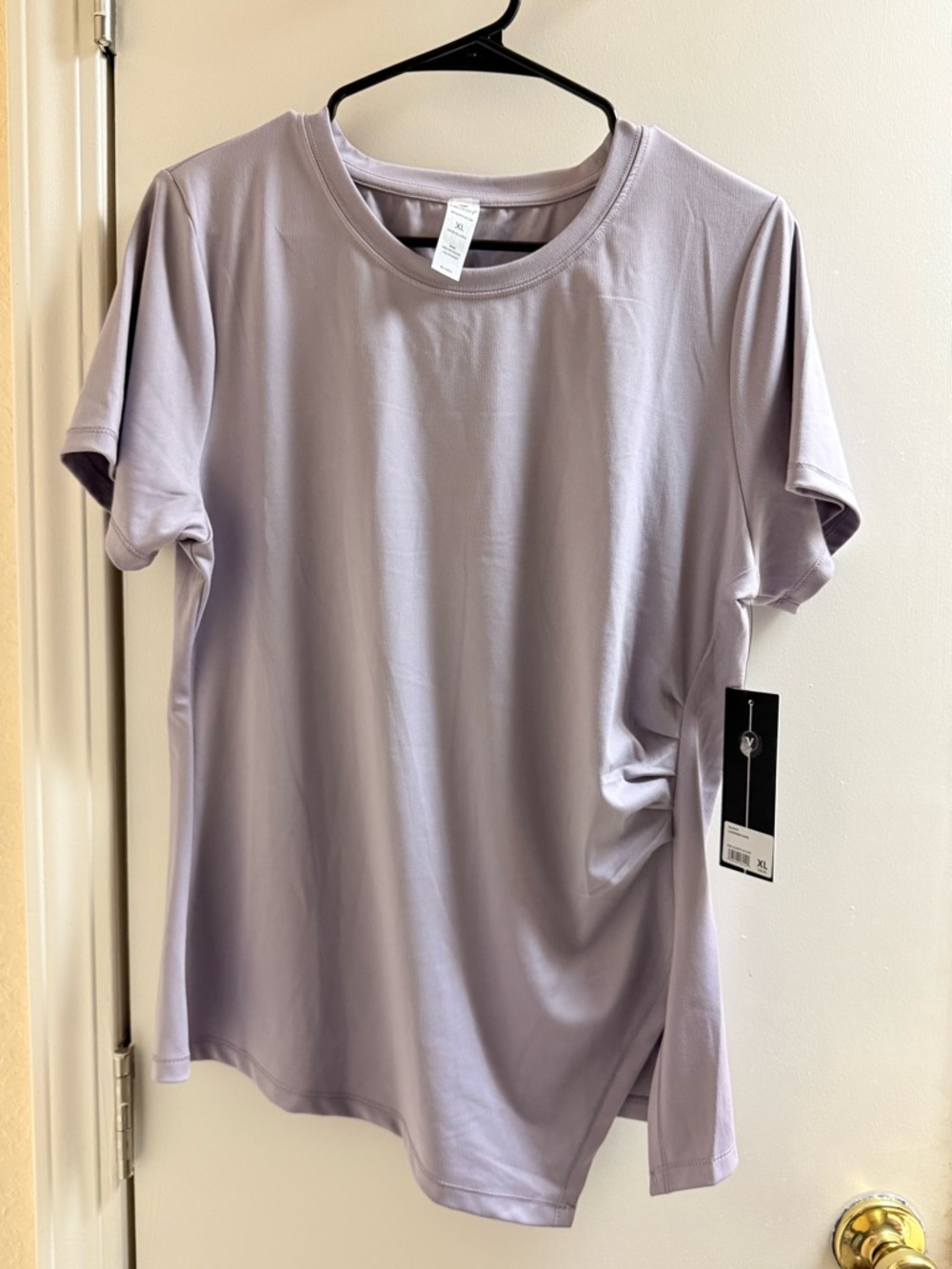 Velocity Lilac Short Sleeve Workout Tee